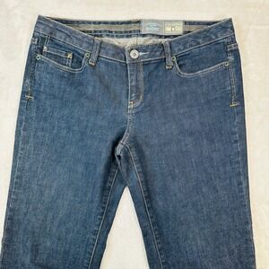 Converse One Star Women Dark Wash Denim Jeans Bootcut Size 12